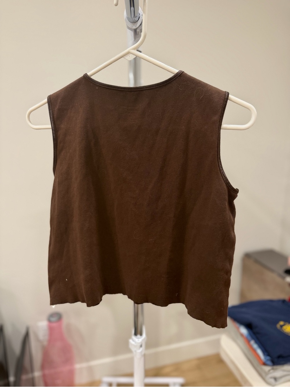 Madewell Brown Sleeveless Tank Top - Picture 2 of 3